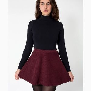 American Apparel corduroy circle skirt - L